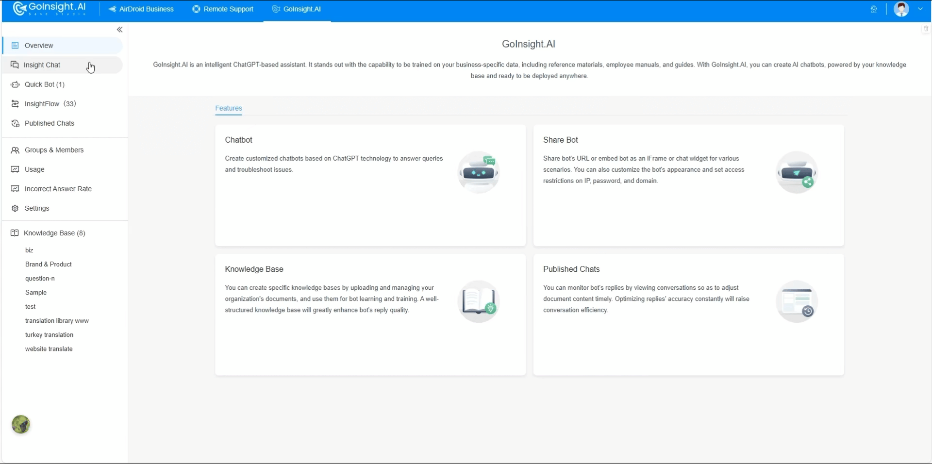 GoInsight.AI platform